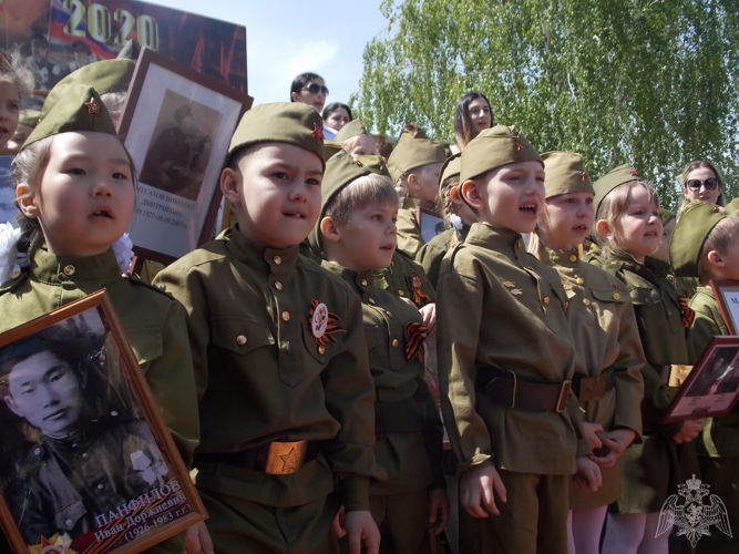Акция "Бессмертный полк"  в ФГКДОУ "Звездочка"