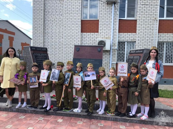 Акция "Бессмертный полк"  в ФГКДОУ "Звездочка"