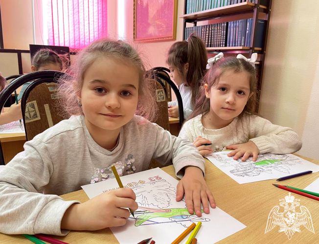 В АКЦИИ «НЕДЕЛЯ МУЖЕСТВА» ПОУЧАСТВОВАЛИ ВОСПИТАННИКИ ДЕТСКОГО САДА РОСГВАРДИИ В УРУС-МАРТАНЕ