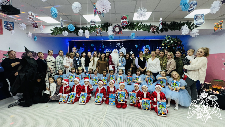 Новогодний утренник "Волшебный сундучок" в ФГКДОУ "Звездочка" войск национальной гвардии Российской Федерации г. Грозный (корпус 2) в старшей группе № 6. 
