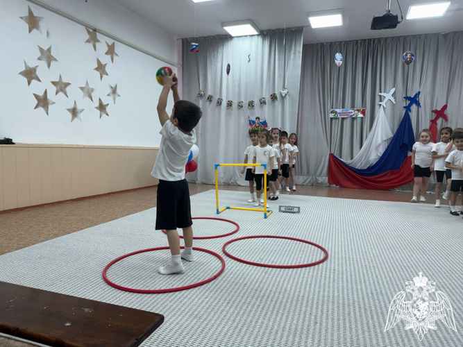 Музыкально-спортивные праздники, повященные Дню защитника Отечества. Мероприятия прошли в филиале № 1.