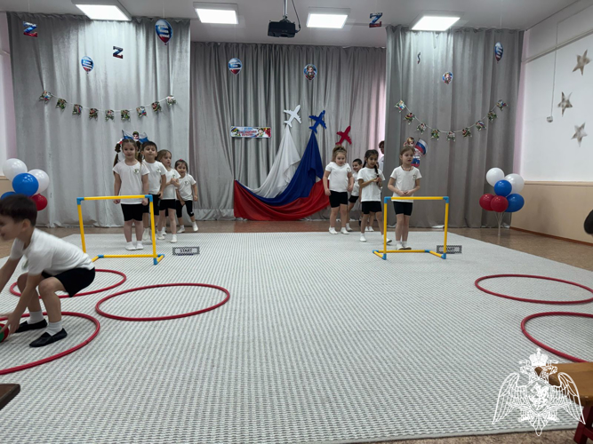 Музыкально-спортивные праздники, повященные Дню защитника Отечества. Мероприятия прошли в филиале № 1.