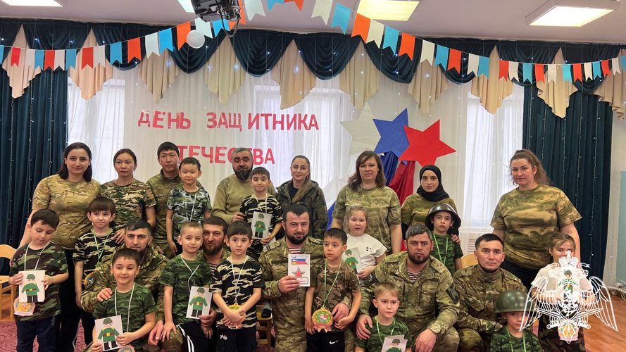 Музыкально-спортивные праздники,повященные Дню защитника Отечества. Мероприятия прошли в филиале № 4. 