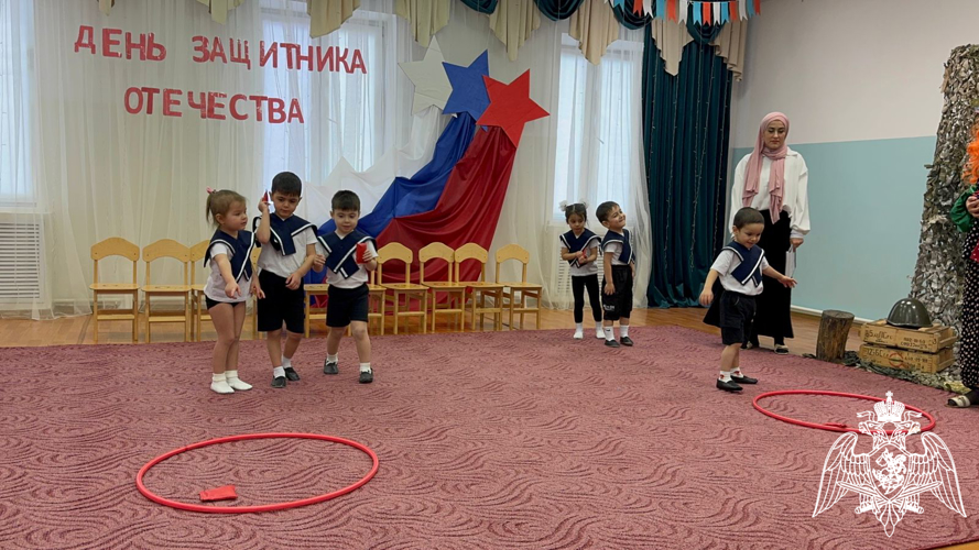 Музыкально-спортивные праздники,повященные Дню защитника Отечества. Мероприятия прошли в филиале № 4. 