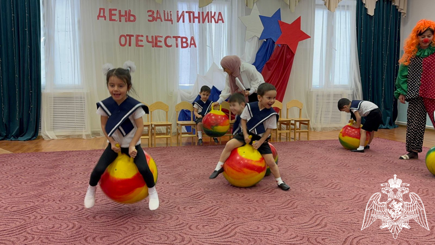 Музыкально-спортивные праздники,повященные Дню защитника Отечества. Мероприятия прошли в филиале № 4. 
