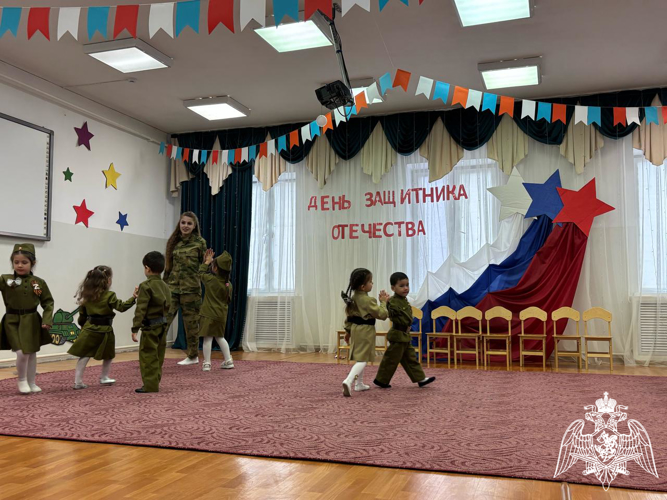 Музыкально-спортивные праздники,повященные Дню защитника Отечества. Мероприятия прошли в филиале № 4. 