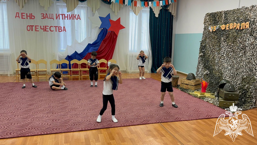 Музыкально-спортивные праздники,повященные Дню защитника Отечества. Мероприятия прошли в филиале № 4. 
