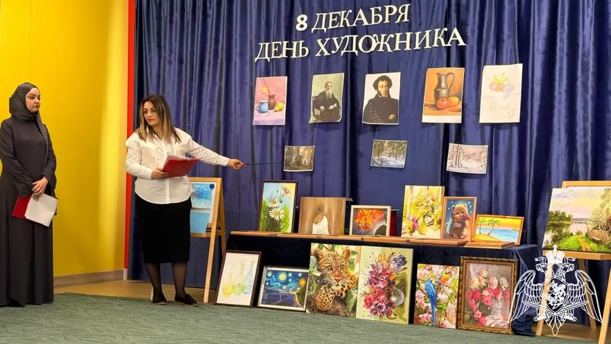 День художника в детском саду "Звездочка" г. Грозный