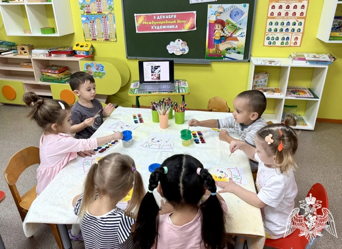 День художника в филиале № 1 детского сада "Звездочка" ст. Наурская