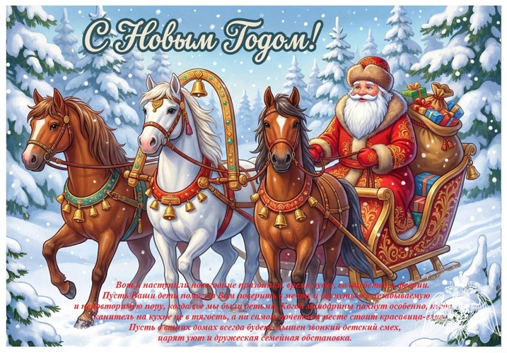 С наступающим Новым годом! 
