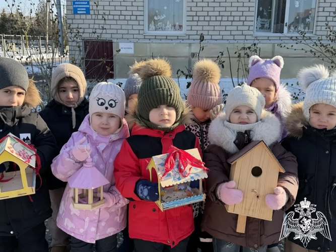 День зимующих птиц в детском саду "Звездочка" г. Грозный