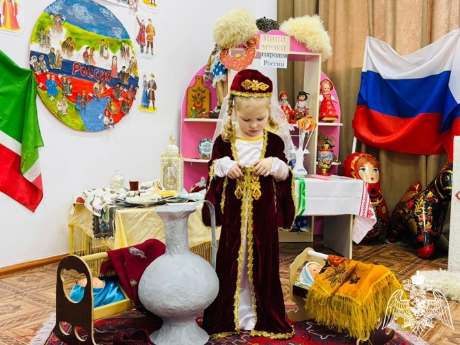 Открытие мини-музея "Моя Россия" в филиале № 3 детского сада "Звездочка" г. Гудермес