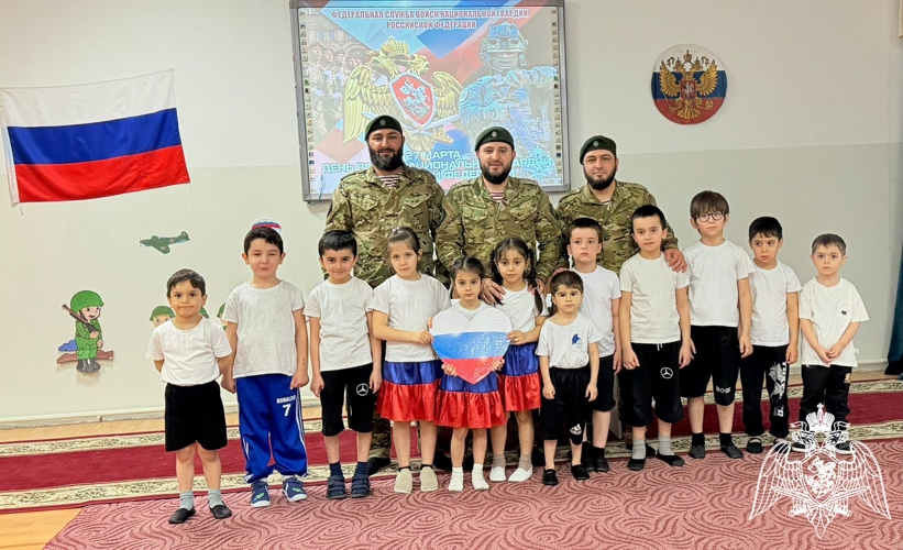 День войск национальной гвардии отметили в филиале № 4 детского сада "Звездочка" г. Урус-Мартан