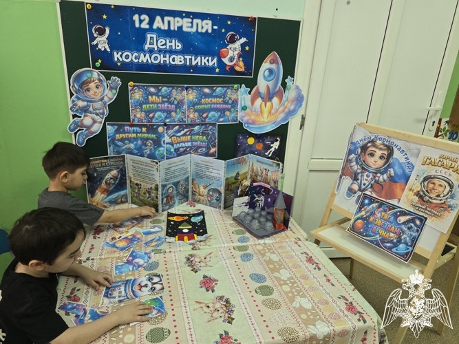 День космонавтики в филиале № 1 детского сада "Звездочка" ст. Наурская