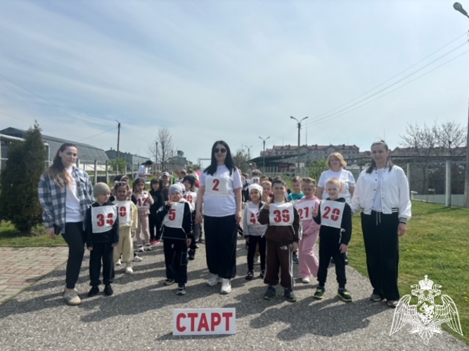 В честь Всемирного дня здоровья в детском саду "Звездочка" пробежали спортивный марафон
