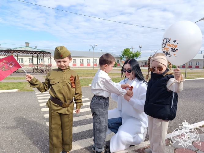  Патриотическая акция "Георгиевская лента", приуроченная ко Дню Победы, прошла в филиале № 3 детского сада "Звездочка" г. Гудермес