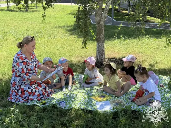 Тематический день, посвященный "Дню книги", в ФГКДОУ "Звездочка" войск национальной гвардии Российской Федерации