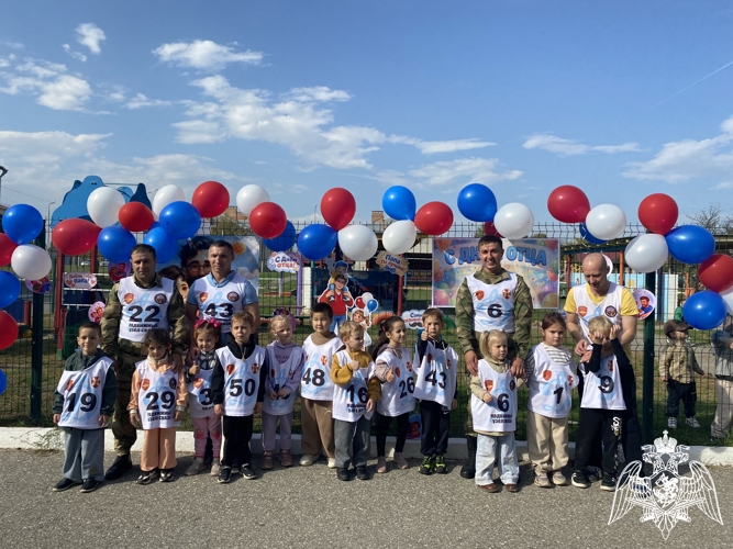 в ФГКДОУ "Звездочка" войск национальной гвардии Российской Федерации прошли спортивные мероприятия «Мой папа - самый лучший!»